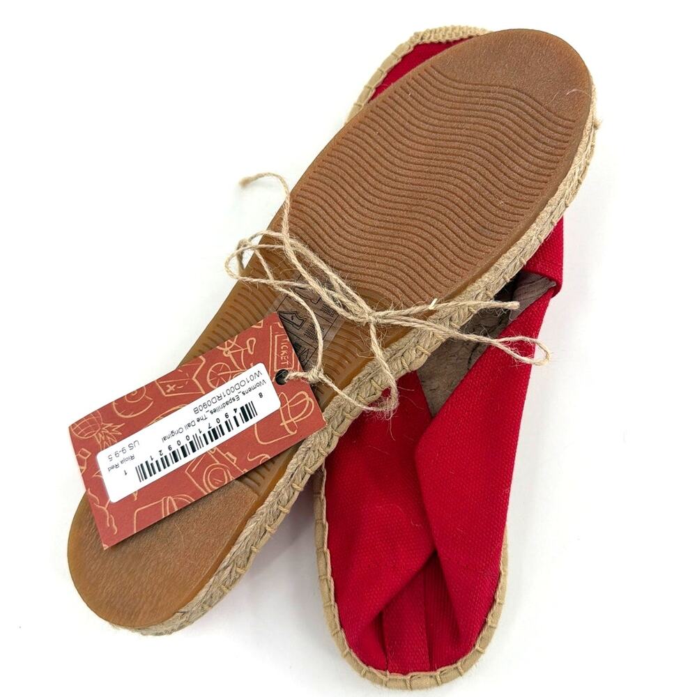 Soludos Rioja Red The Dali Original Espadrille Shoes Size 9-9.5 - Picture 4 of 12